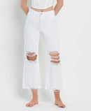 Vintage '90s Super High Rise Crop Flare Jeans