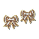 GAMEDAY SPORTS BOW STUD EARRINGS