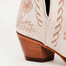 Loyal West Southwest Booties – White