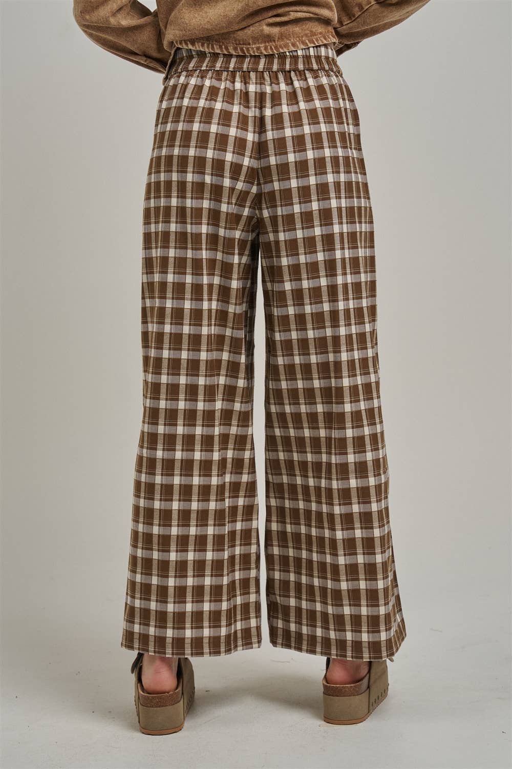 Western Plaid Boho Pants