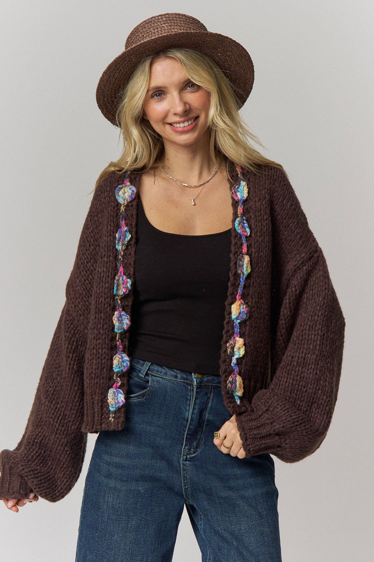 The Mabel Chunky Cardigan – Green