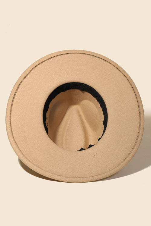 Studded Sun Moon Star Fashion Fedora Hat