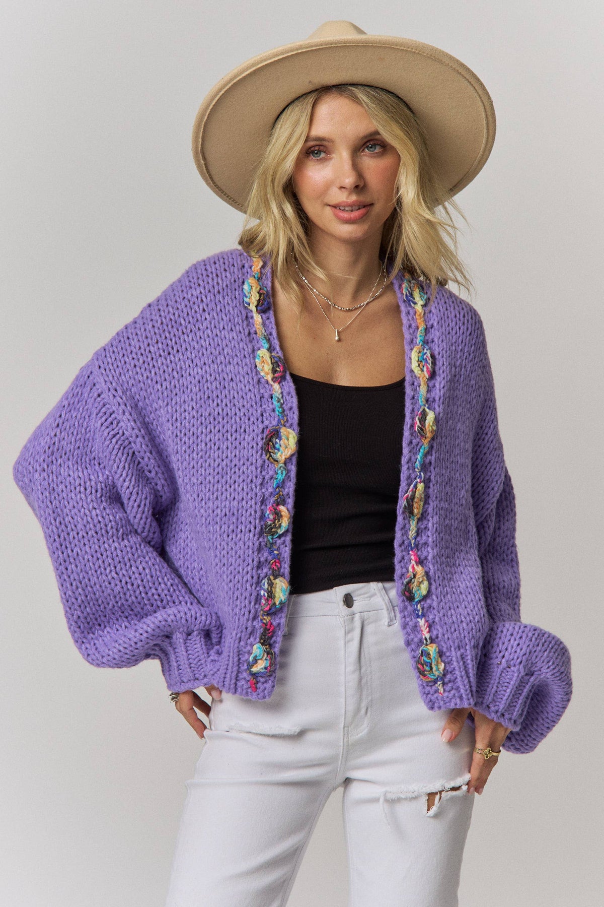 The Mabel Chunky Cardigan – Green