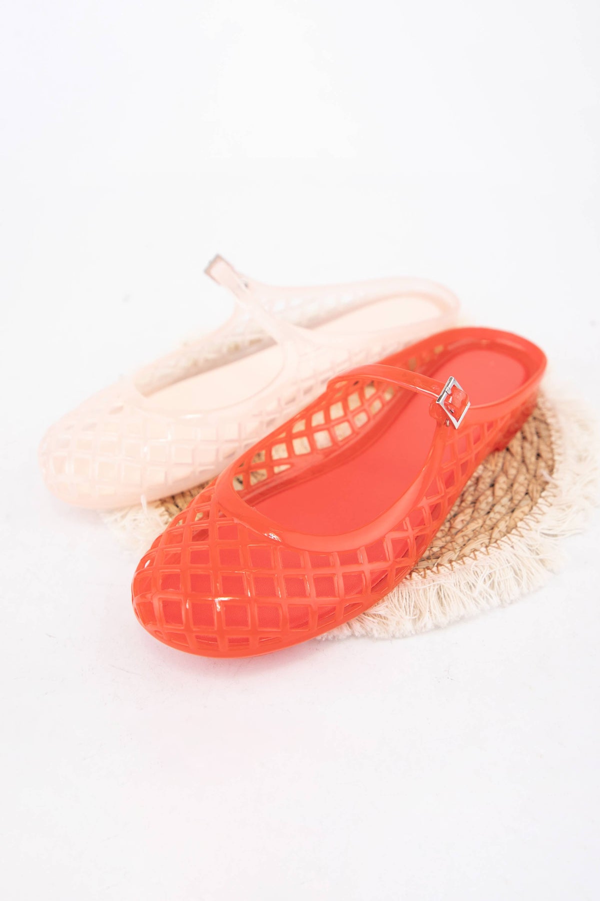 Nemo Jelly Mary Jane Flats – Brown
