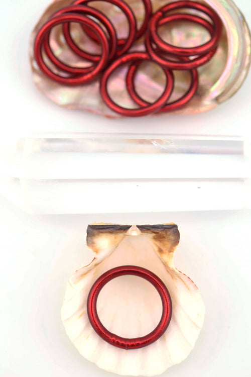 Single Thai Buddhist Temple Rings, Rush, Colorful Kumlai