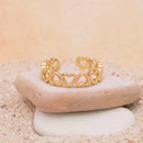 Heart Band Gold Adjustable Toe Rings