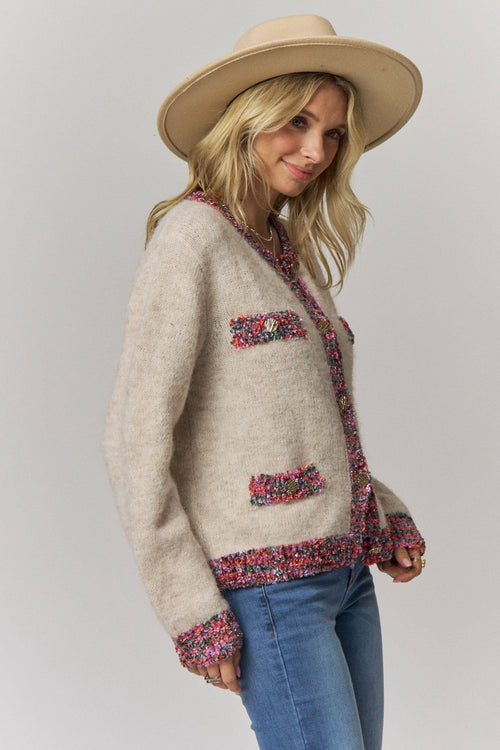 The Audrey Tweed Cardigan