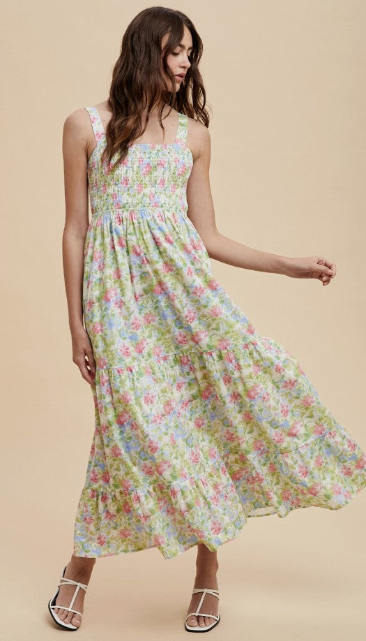 Hailey Spring Meadow Maxi Dress