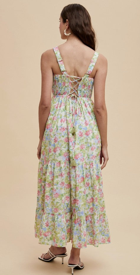 Hailey Spring Meadow Maxi Dress