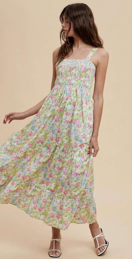 Hailey Spring Meadow Maxi Dress